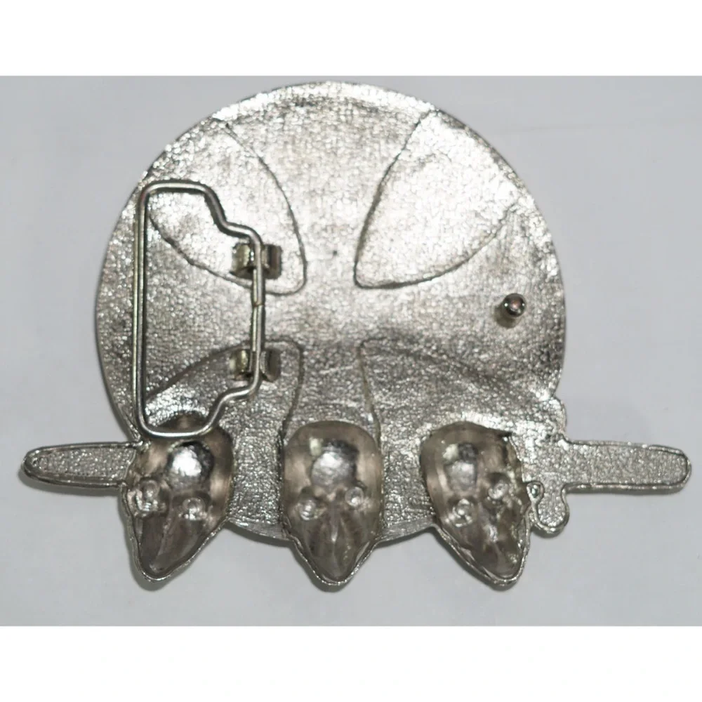 Iron Cross, Skull & Sword Belt Buckle